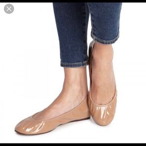 Lanvin patent leather ballerina flats